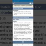GIVING THANKS AND BE GRATEFUL