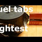ultralight hiking: fuel tabs vs gas, alcohol, wood