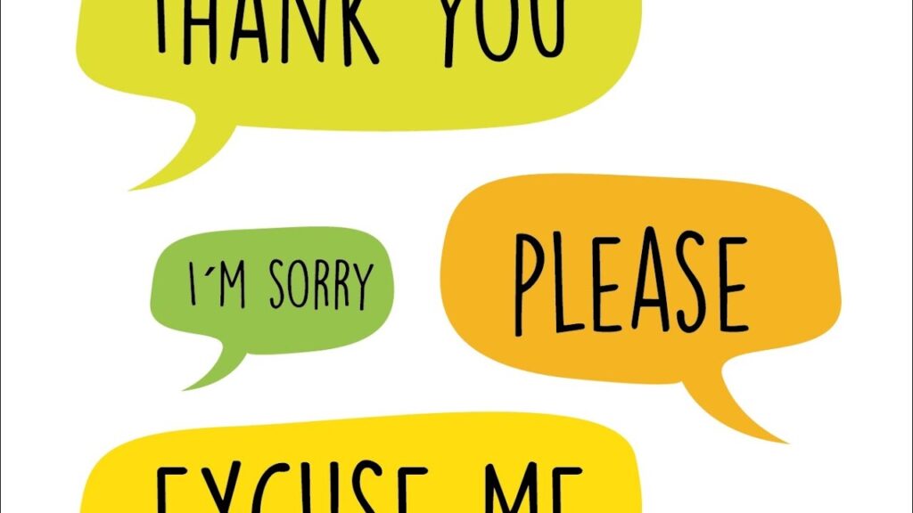 RE. HAVING MANNERS: A LOST ART🤦…