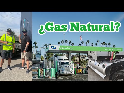 Camiones de gas natural (CNG = compressed natural gas). @Edgar Truckerniner Garcia