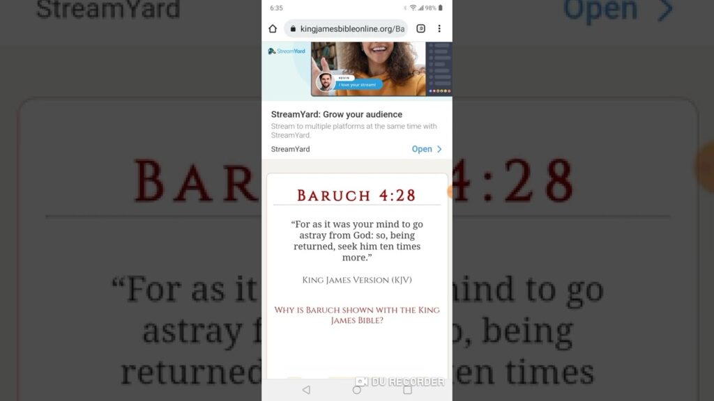 LET’S DO OUR PART THE LORD IS DOING HIS!!!!