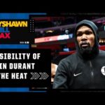 The Nets & Heat GMs were seen talking in Las Vegas 🤨 Does this say anything about Kevin Durant?| KJM