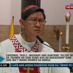 Tagle, iniugnay ang kantang "silent night" sa tahimik na gabi kung kailan nagaganap daw ang krimen