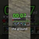 0.07 seconds from losing my hardcore world