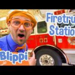 Blippi Visits a Firetruck Station! | Blippi Full Episodes | Blippi Toys