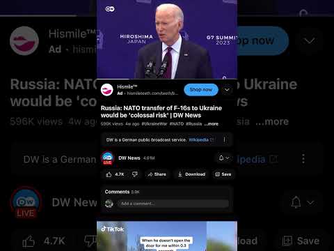 F-16 to Ukraine risk of NATO involvement in war!!π©π©β οΈβ οΈπ©π©