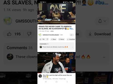 RE: Israelites Never Came To America As Slaves, No Slave Ships