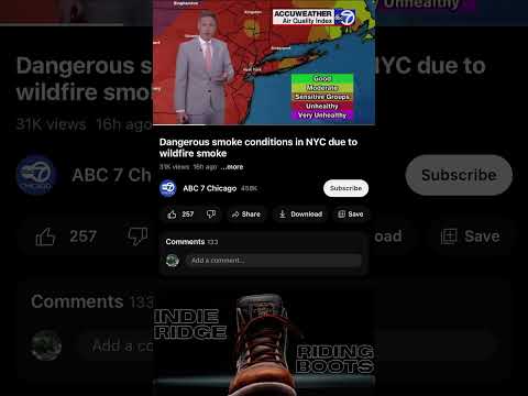 Hazardous ⛔️⚠️smoke coming to NY!!!😳😶🌫️😶🌫️💨🔥💨! Judgment!!