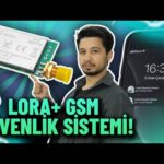 LoRa Ağına GSM Bağlayıp Güvenlik Sistemi Yaptım | Fixaj, E22 LoRa, Kapadokya GSM Shield, Arduino