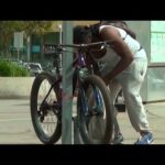 Watch How Long It Takes For A Thief To Snatch A Locked Bicycle