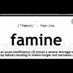 THAT FAMINE WILL BE SOMETHING SERIOUS!!!!