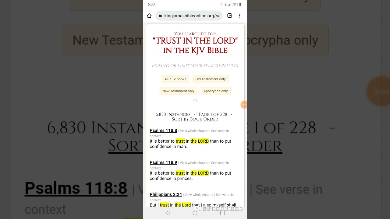 CAN’T GO WRONG TRUSTING IN THE LORD!!!!