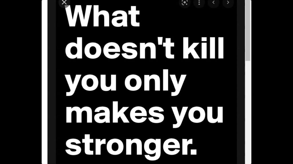 RE.  LEARN TO LOVE TO SUFFER!!!!