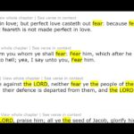 JUST FEAR THE LORD & YOU WILL BE OK!!!!