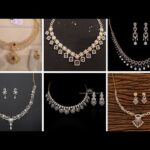 22ct Gold whitestone necklace deisgns||partywear necklace designs latest models in gold