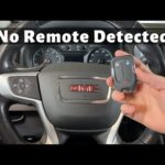 2018 – 2023 GMC Terrain No Remote Detected – How to Start With Dead, Bad, Broken Key Fob Push Button