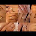 Latest Gold Diamond Women Finger Ring Designs With weight and Price| Diamond ring designs #Indhus