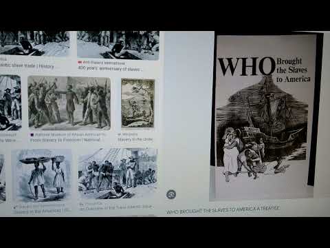 P1The Book "WHO brought the Slaves to America"