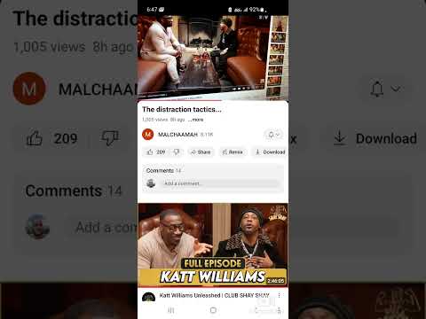 Distraction tactics (MALCHAAMAH)