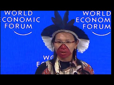 WITCHCRAFT AT THE WORLD ECONOMIC FORUM #nwo #ritual #wef #shaman #newworldorder