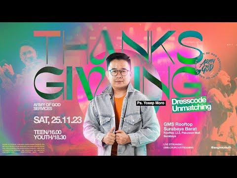 Indonesia | Army of God – 25 November 2023 (Youth Online Service) (Official GMS Church)