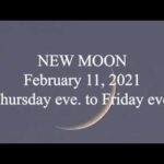 NEW MOON February 11 2021 Thursday eve  to Friday eve(GMSInfoDoc Channel12)