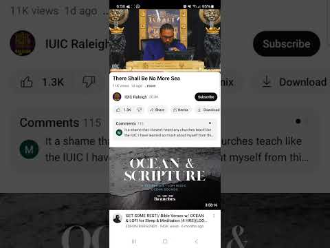 RE: There Shall Be No More Sea (IUIC's Latest Heresy)