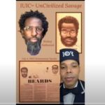 We had beards because we had no barber shops back in the day