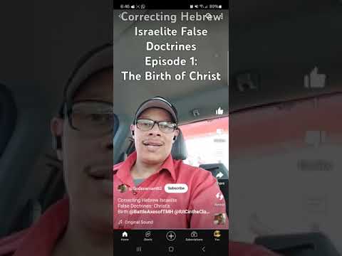 RE: Correcting Hebrew Israelite False Doctrines – The Messiah's Birth