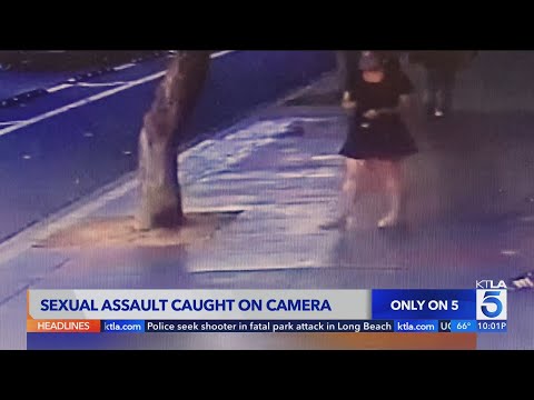 Sexual assault in Long Beach captured on cameras