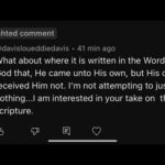 BASICS: HIS OWN RECEIVED HIM NOT!! (1JHN.1:11)