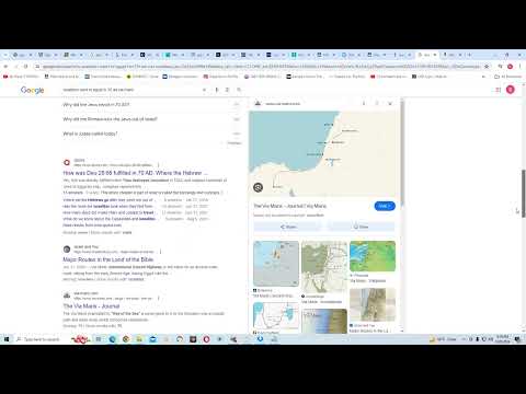 The Israelites 70 AD and the Via Maris!!!