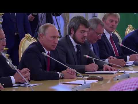 Visiting Saudi King Russia’s Pres  discuss regional issue