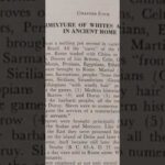 TO THE SAINTS: NEGREOS IN ROME