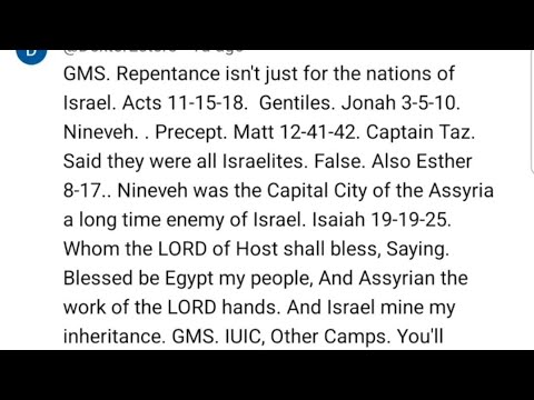 Did Nineveh Repenting After Jonah's Prophecy Prove Repentance Is Not Only To Israel?