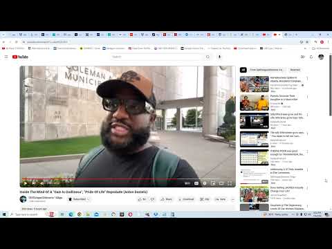 He does not know that we're at the end of this mans system