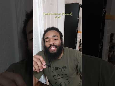 "Bible Verse of the Day" 10: Ecclesiasticus (Sirach) 4:28 #shorts #shortsvideo #truth #raw #uncut