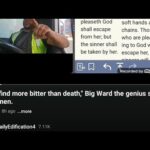RE. AND I FIND MORE BITTER THAN DEATH," BIG WARD THE GENIUS SPEAKS ON WOMEN.
