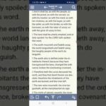 JUDGEMENT UPON THE EARTH: RECONSTRUCTION