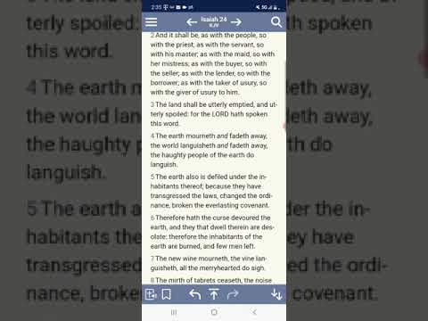 JUDGEMENT UPON THE EARTH: RECONSTRUCTION