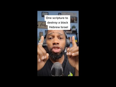 RE: ONE SCRIPTURE TO DESTROY A HEBREW ISRAELITE!! #sonsofgod #yasharahlah #chosen #elect