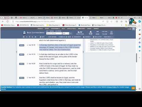 Brief History On The English Bible & Other Topics