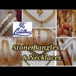 Lalitha Jewellers stone bangles designs | stone necklaces designs in lalitha jewelery |stone bangles
