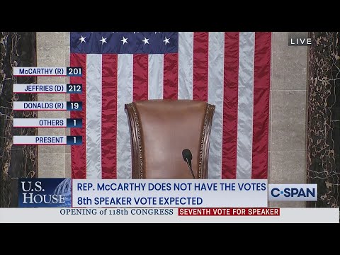 118th Congress – House Speaker Election Continues (Day 3)