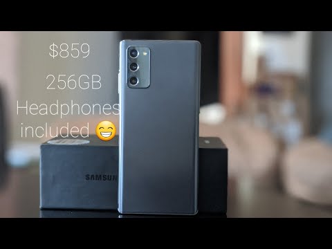 Samsung Galaxy Note 20 | Mystic Gray Unboxing!  #GalaxyNote20 👀😲🤯