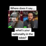 RE: WHERE DOES IT SAY, WHAT’S YOUR NATIONALITY IN THE BIBLE?!! #apologetics #christianity #gms