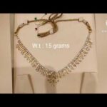 latest white stone gold necklace s designs/ stone model gold necklaces/new collection stome necklace