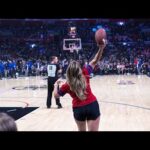 Record BREAKING throw with STEPH CURRY at Crypto.com Arena!!