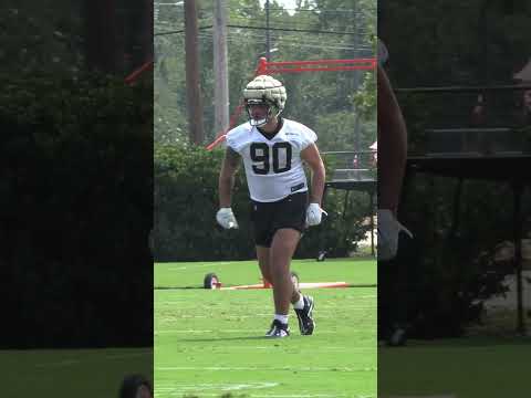 A look at Saints rookie DT Bryan Bresee