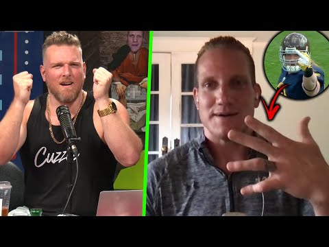 Pat McAfee Reacts To AJ Hawk's MANGLED Fingers